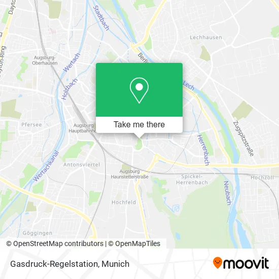 Карта Gasdruck-Regelstation