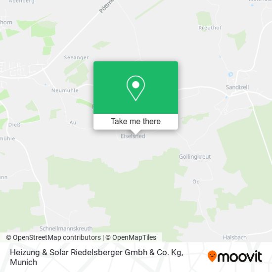 Heizung & Solar Riedelsberger Gmbh & Co. Kg map