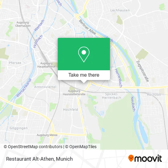 Карта Restaurant Alt-Athen
