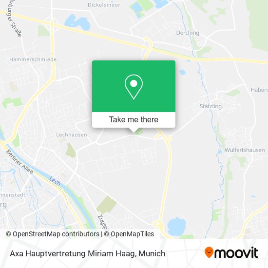 Axa Hauptvertretung Miriam Haag map