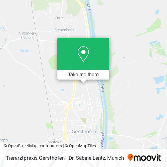 Tierarztpraxis Gersthofen - Dr. Sabine Lentz map