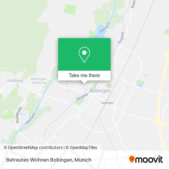 Betreutes Wohnen Bobingen map