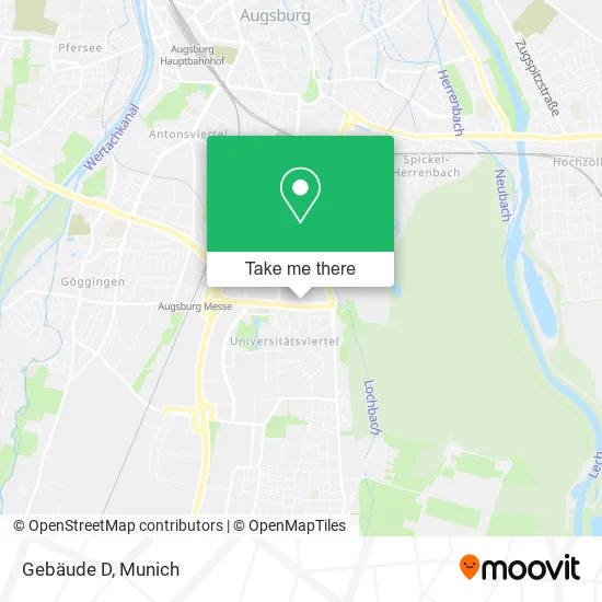 Карта Gebäude D