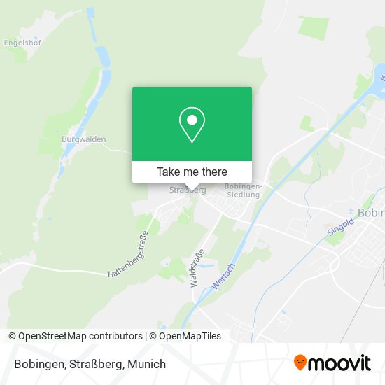 Bobingen, Straßberg map