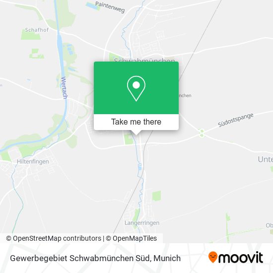 Gewerbegebiet Schwabmünchen Süd map