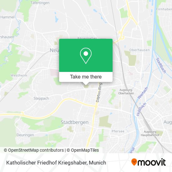 Katholischer Friedhof Kriegshaber map