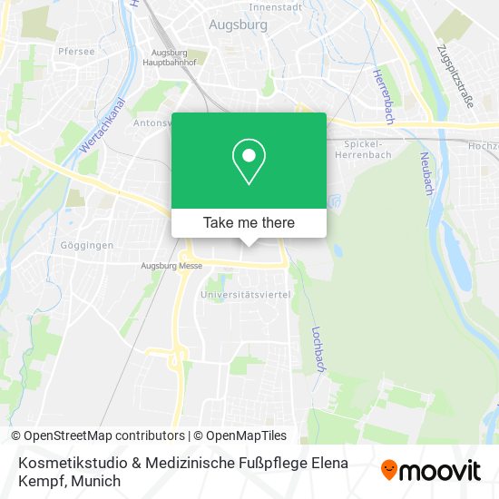 Kosmetikstudio & Medizinische Fußpflege Elena Kempf map