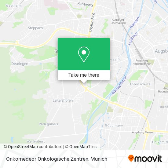 Onkomedeor Onkologische Zentren map