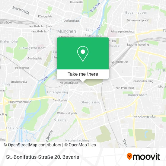 Карта St.-Bonifatius-Straße 20
