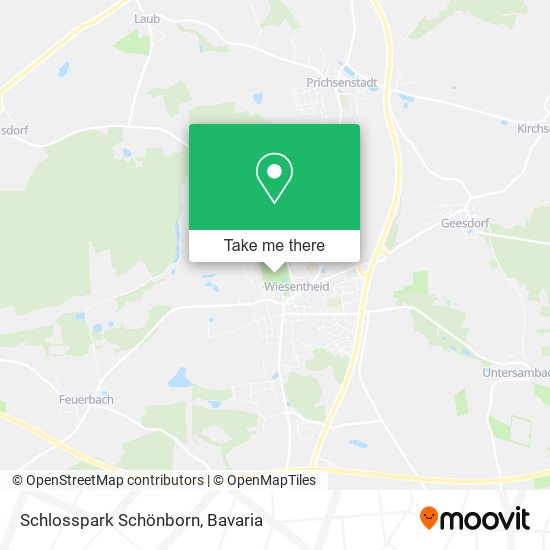 Schlosspark Schönborn map
