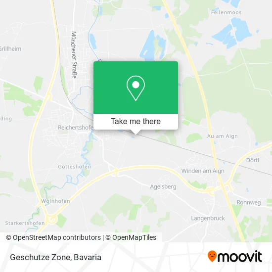 Карта Geschutze Zone