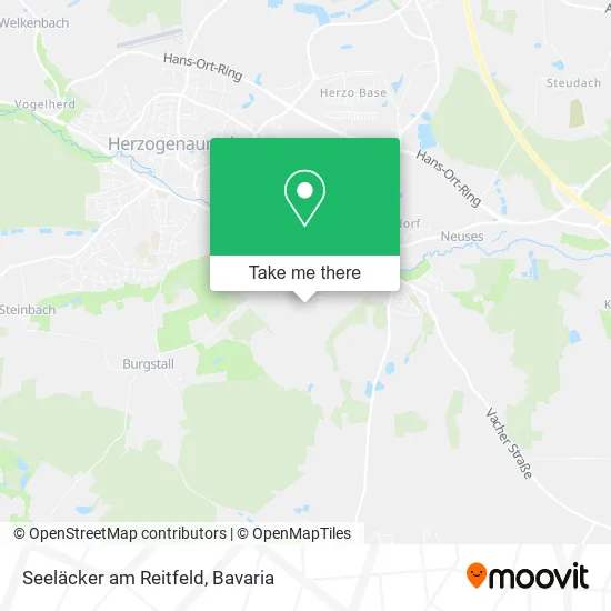 Seeläcker am Reitfeld map