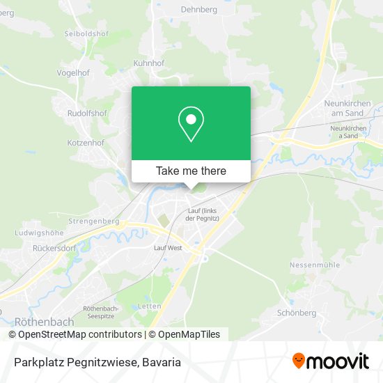 Parkplatz Pegnitzwiese map