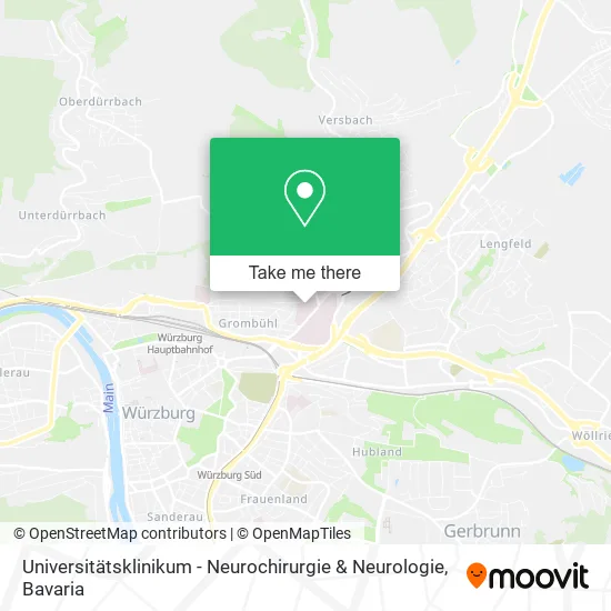 Карта Universitätsklinikum - Neurochirurgie & Neurologie
