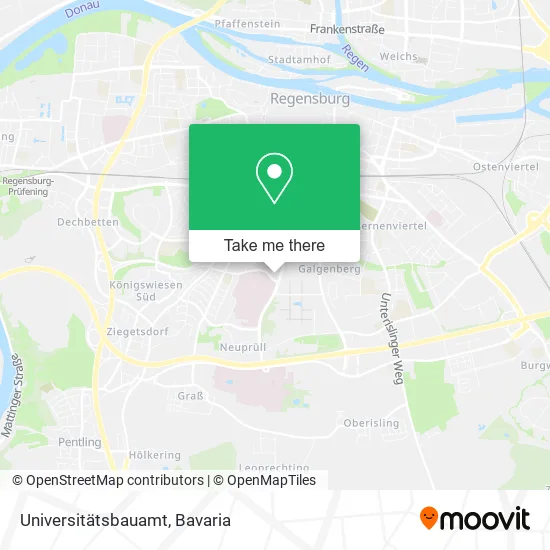 Карта Universitätsbauamt