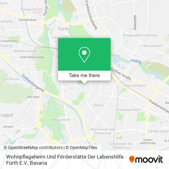 Wohnpflegeheim Und Förderstätte Der Lebenshilfe Fürth E.V. map