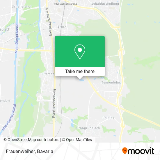 Карта Frauenweiher