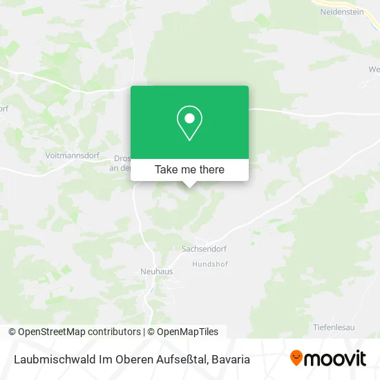 Карта Laubmischwald Im Oberen Aufseßtal