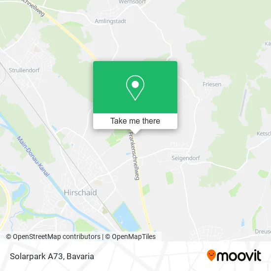 Карта Solarpark A73