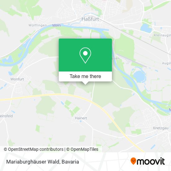 Mariaburghäuser Wald map