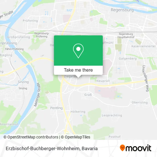 Карта Erzbischof-Buchberger-Wohnheim