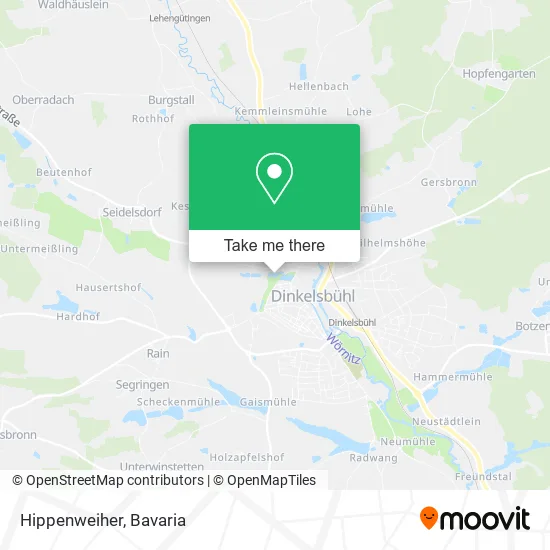 Карта Hippenweiher