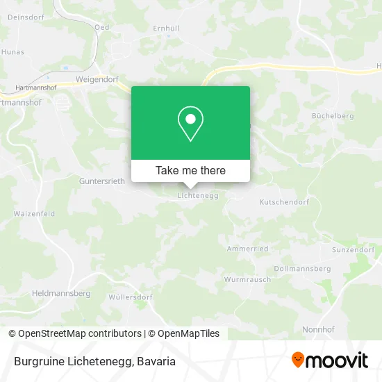 Карта Burgruine Lichetenegg