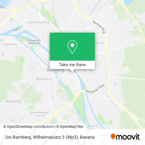 Карта Uni Bamberg, Wilhelmsplatz 3 (Wp3)