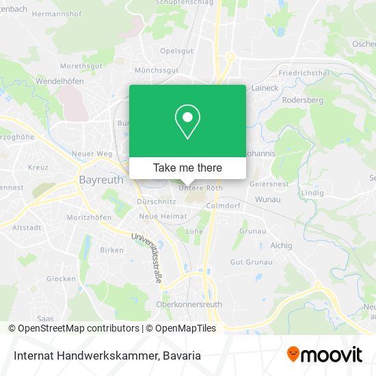 Internat Handwerkskammer map