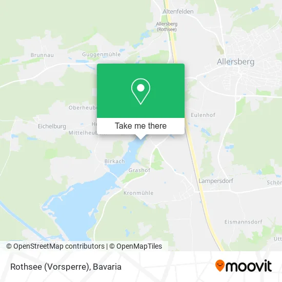 Rothsee (Vorsperre) map