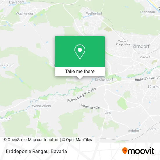 Карта Erddeponie Rangau