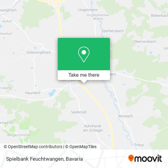 Spielbank Feuchtwangen map