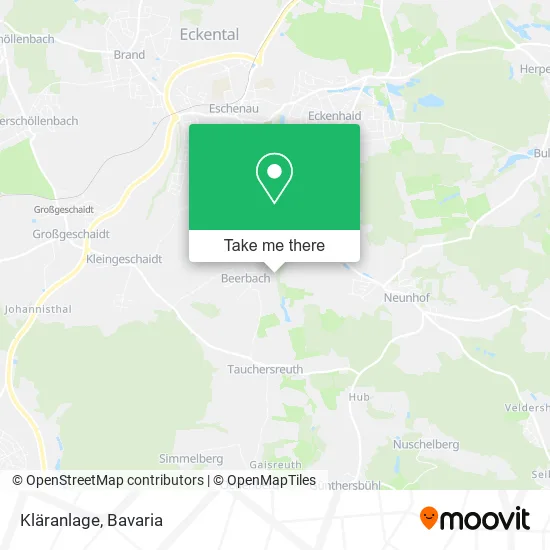 Карта Kläranlage