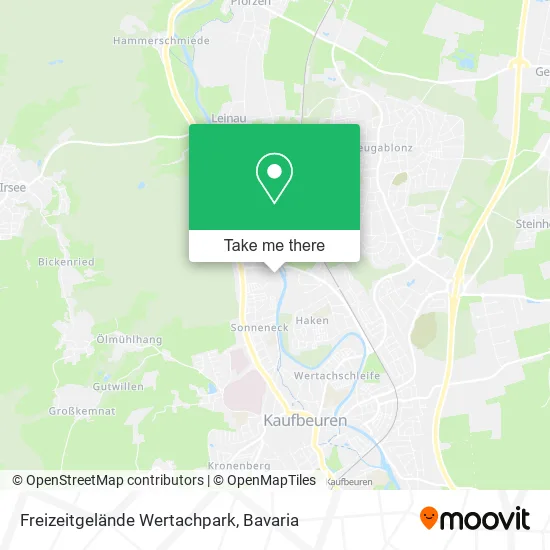 Карта Freizeitgelände Wertachpark