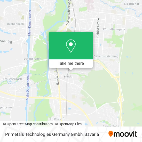 Карта Primetals Technologies Germany Gmbh