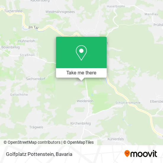 Карта Golfplatz Pottenstein