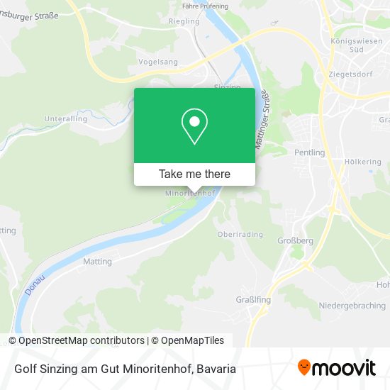 Карта Golf Sinzing am Gut Minoritenhof