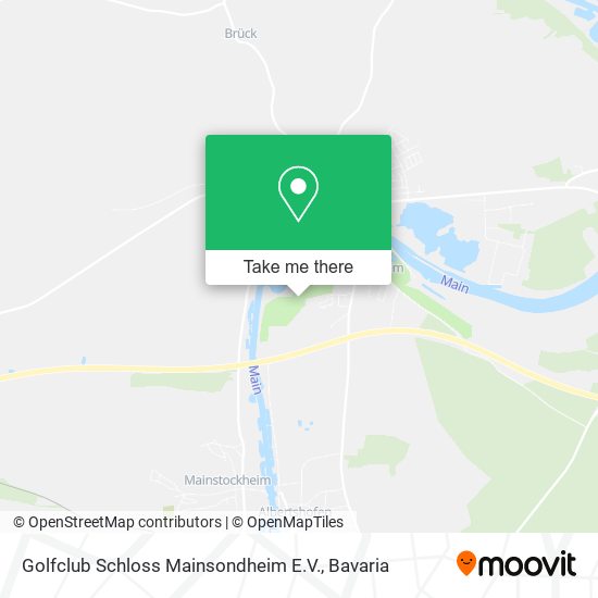 Golfclub Schloss Mainsondheim E.V. map