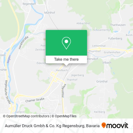Aumüller Druck Gmbh & Co. Kg Regensburg map
