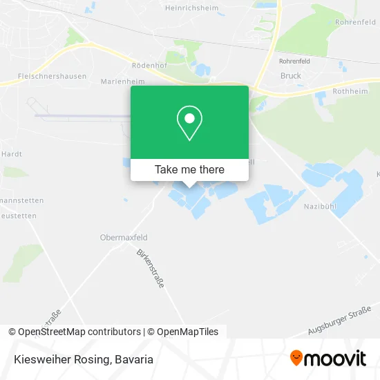 Карта Kiesweiher Rosing