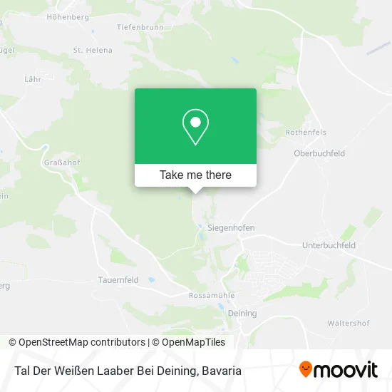 Карта Tal Der Weißen Laaber Bei Deining