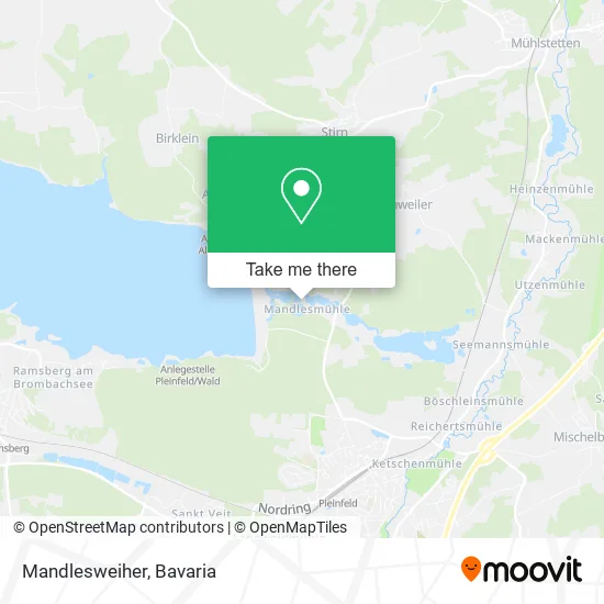 Карта Mandlesweiher