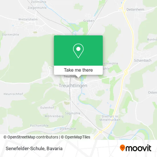 Карта Senefelder-Schule