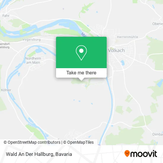 Карта Wald An Der Hallburg