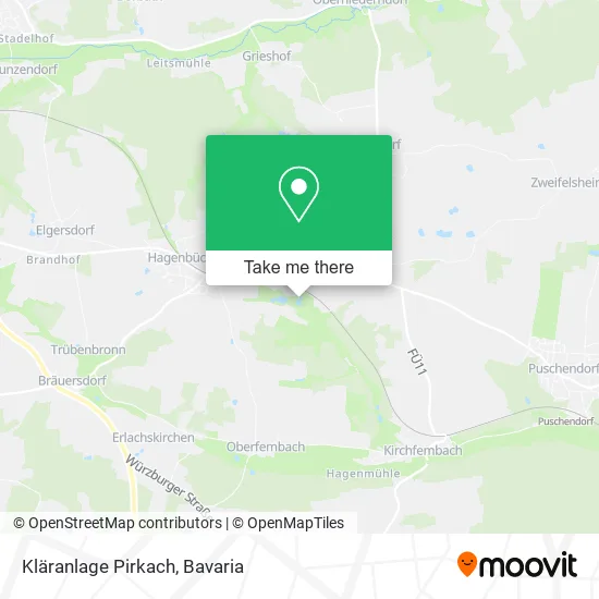 Карта Kläranlage Pirkach