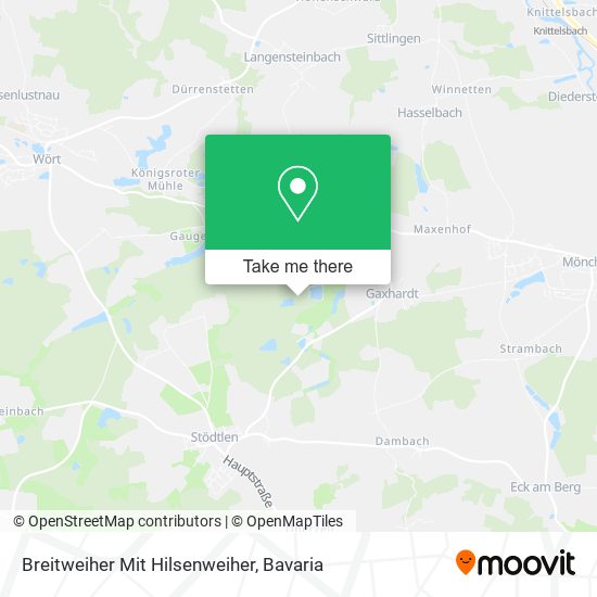 Breitweiher Mit Hilsenweiher map
