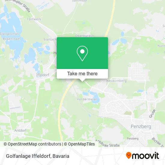 Карта Golfanlage Iffeldorf