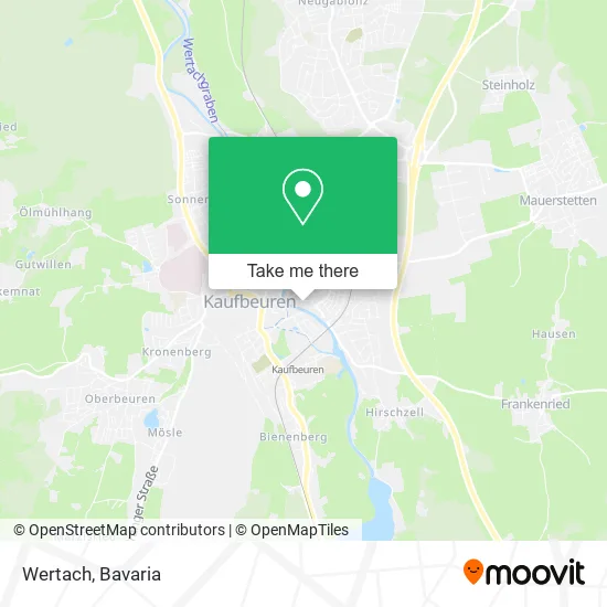 Карта Wertach