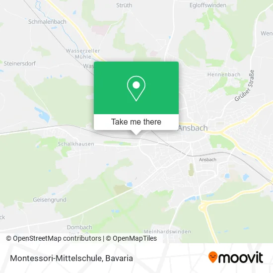 Карта Montessori-Mittelschule