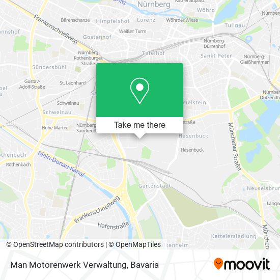 Man Motorenwerk Verwaltung map
